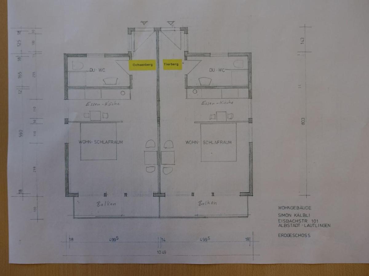 Ferienhaus Albzeit アルプシュタット エクステリア 写真